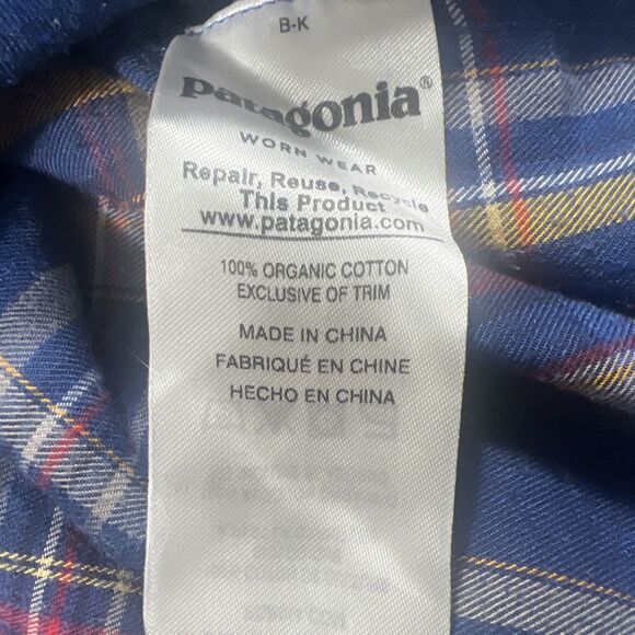 Patagonia Organic Cotton Button Up Shirt Men’s M Medium Plaid Flannel STY53837 - Picture 7 of 10